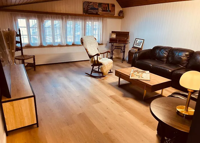 Apartman Historic 1673 2br Alpine Loft Interlaken Unterseen